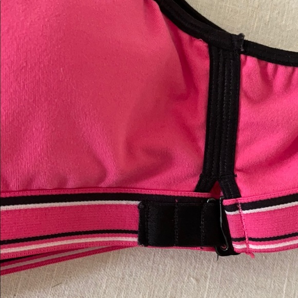 Bally Pink Low Impact Racerback Sport Bra M/34C - Picture 2 of 4